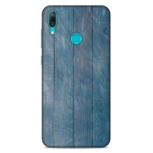 Lopard Huawei Y7 2019 Uyumlu Kılıf Wood'X (3) Kapak Baskılı