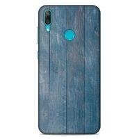 Lopard Huawei Y7 2019 Uyumlu Kılıf Wood'X (3) Kapak Baskılı