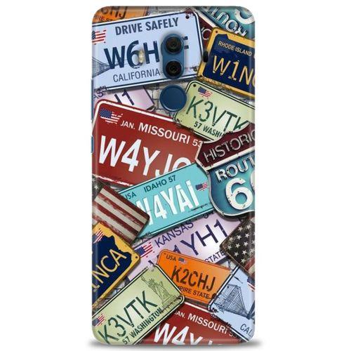 Huawei Mate 10 Pro Kılıf HD Baskılı Kılıf - W6HQF + Tam Ekran Koruyucu