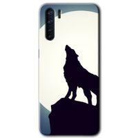 MRCİLETİSİM Oppo A91 Kılıf Baskılı Kapak - Dolunay Bozkurt + 5D Tam Kaplayan Cam