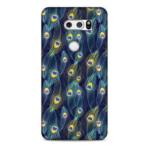 LG K50S Kılıf Desenli Özel Seri Tüyler (10) Full Koruma Kılıfı