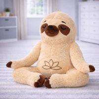 Peluş Yogacı Tembel Hayvan 40 cm - Kahverengi