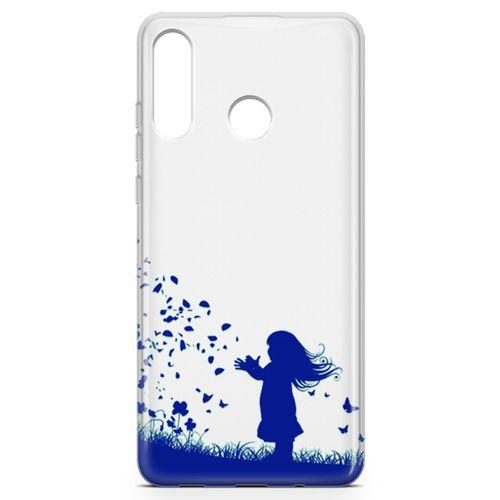 Huawei P30 Lite Kılıf Özgür Kız Arka Kapak Koruma Desenli Full Koruyucu