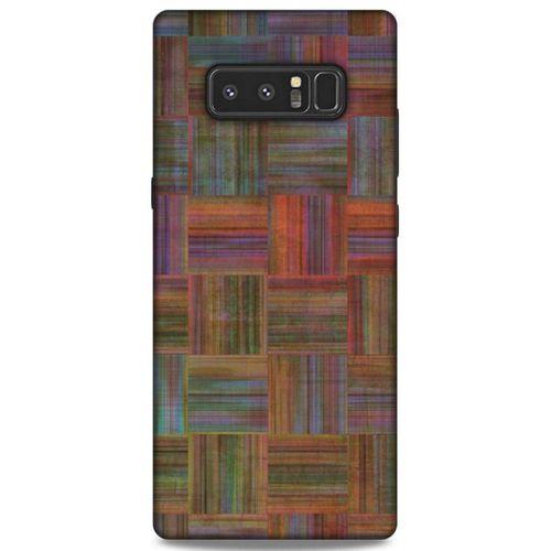 Lopard Samsung Galaxy Note 8 Uyumlu Kılıf Wood'X (48) Bumper Kılıf Desenli