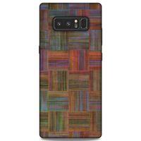 Lopard Samsung Galaxy Note 8 Uyumlu Kılıf Wood'X (48) Bumper Kılıf Desenli