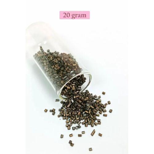 Kesme Cam Boncuk 2mm - 4 Renk - Toplam 80 Gram - BNC446