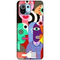 Lopard Xiaomi Mi 11 Uyumlu Kılıf Soyut Sanat (14) Lansman Kılıf Desenli