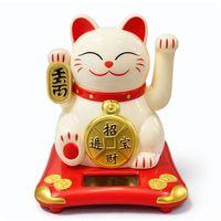 Güneş Enerjili Sallanan Şans Kedisi - Maneki Neko Alk4523