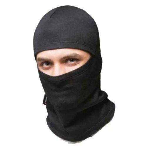 Polar Termal Kar Maskesi ve İpli Boyunluk Bere Siyah Set