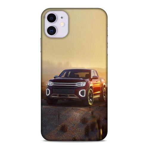 Lopard Apple Iphone 11 Uyumlu Kılıf PickUpX (40) Fit Silikon Kılıf Mor