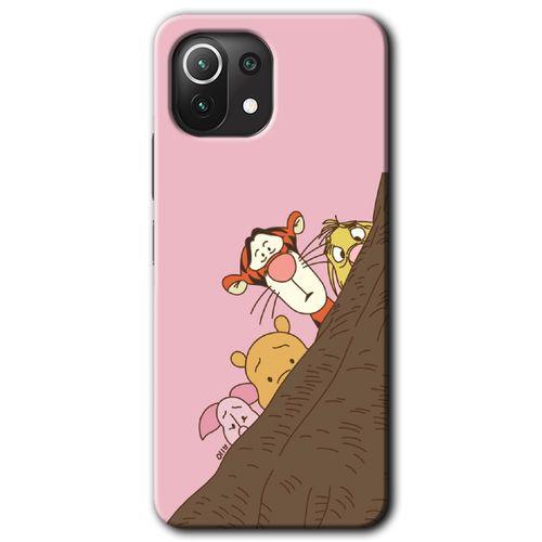 Potkal Hediye Fabrikası Xiaomi Mi 11 Lite Kılıf HD Desen Baskılı Arka Kapak - Winnie the Pooh