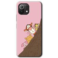 Potkal Hediye Fabrikası Xiaomi Mi 11 Lite Kılıf HD Desen Baskılı Arka Kapak - Winnie the Pooh