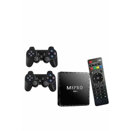 M8 Pro Mini 2.4g 10k Ultra Hd 64 Gb Tv Box Android Tv Game Box  2 Adet Oyun Konsolu