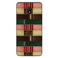 Xiaomi Redmi 8A Kılıf Patchwork (41) Tank Kılıf Koyu Yeşil Pembe