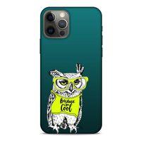 Animax Cool Baykuş Apple iPhone 12 Pro Kılıf Desenli Silikon