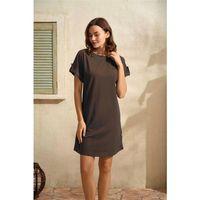 Günlük Kısa Kol Bisiklet Yaka Cotton Düz Yazlık Kısa Pijama Takımı