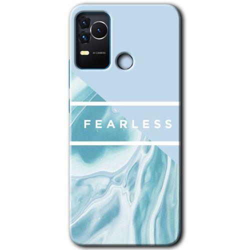 Omix X400 Kılıf HD Desen Baskılı Arka Kapak - Fearless