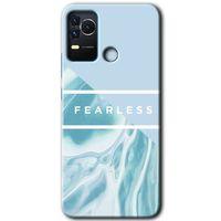 Omix X400 Kılıf HD Desen Baskılı Arka Kapak - Fearless