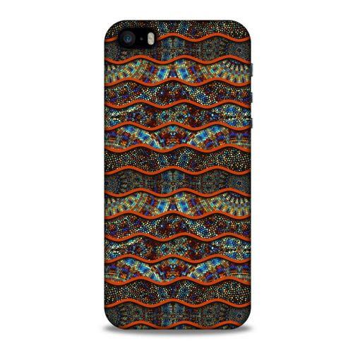 Apple Iphone 5S Kılıf Baskılı Özel Seri Taşlı (35) Fit Design Kılıf