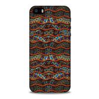 Apple Iphone 5S Kılıf Baskılı Özel Seri Taşlı (35) Fit Design Kılıf