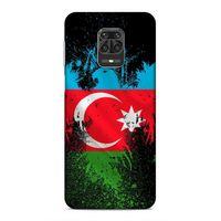 Xiaomi Redmi Note 9 Pro Uyumlu Kılıf Azarbaijan (34) Slim Armor Kılıf Bayrak