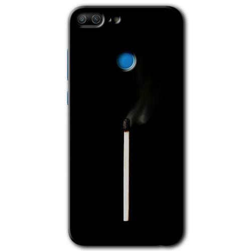 Honor 9 Lite HD Baskılı Kılıf + 9D Tam Ekran Koruyucu - Sönmüş Kibrit