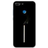 Honor 9 Lite HD Baskılı Kılıf + 9D Tam Ekran Koruyucu - Sönmüş Kibrit