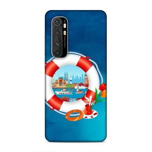 Xiaomi Mi Note 10 Lite Kılıf Simit Cay İstanbul Arka Kapak Silikon Koruma Full Koruyucu