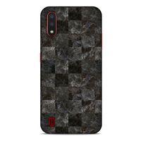 Mermer Desenli (47) Tema Crystal Flex Kılıf Zeytin Samsung Galaxy A01 Kılıf