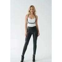 Siyah Kadın Kemer Deri Vücut Tokalı Aksesuar - Brf155