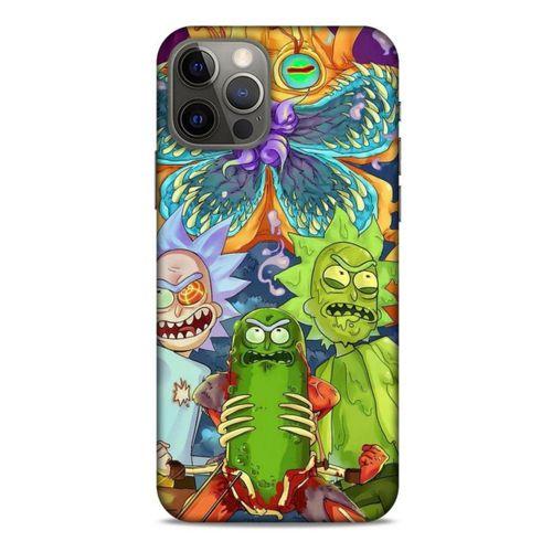 Apple iPhone 12 Pro Uyumlu Kılıf Rick And Morty (23) Ultra Koruma Kılıfı Toby Matthews