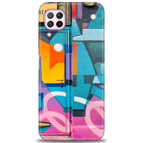 Huawei P40 Lite Kılıf HD Baskılı Kılıf - Print Nest + Tam Ekran Koruyucu