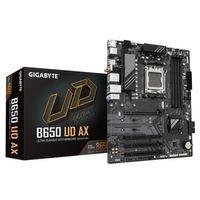 GIGABYTE B650 UD AX, 4xDDR5, 3xM.2, DP, HDMI, Type-C, Wi-Fi 6E, Bluetooth v5.3, AM5 Soket GAMING Anakart