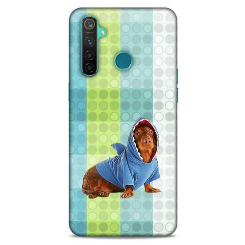 Oppo Realme 5 Pro Kılıf Köpek Kıyafetleri (43) Thin Fit Kılıf Cocker Kapişonlu Eşofman