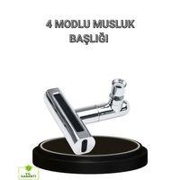 4 Fonksiyonlu Musluk Başlığı 360 Derece Dönebilen Ve Su Tasarruflu