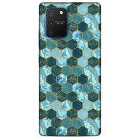 Mermer Desenli (21) Tema Koruyucu Kapak Akuamarin Samsung Galaxy S10 Lite Kılıf