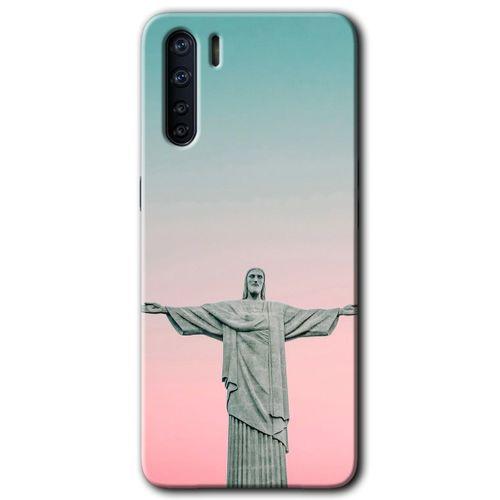 MRCİLETİSİM Oppo A91 Kılıf Kapak - Rio +Hayalet Ekran Yandan Gözükmez