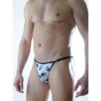 Erkek Metalli El Desenli Slip Çamaşır