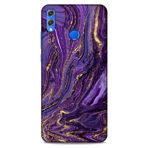 Huawei Honor 8x Uyumlu Kılıf Mor Delisi (3) Kapak Kumlu