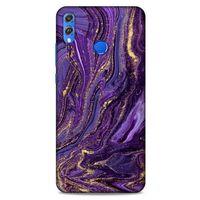 Huawei Honor 8x Uyumlu Kılıf Mor Delisi (3) Kapak Kumlu