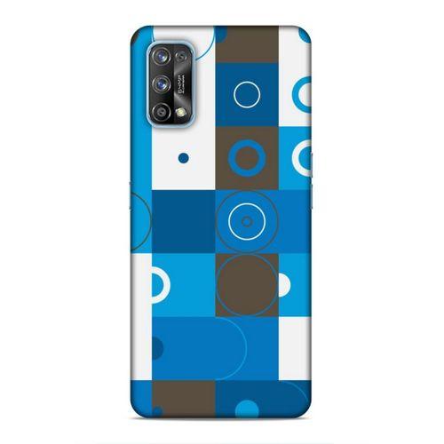 Realme 7 Pro Uyumlu Kılıf Insomnia (27) Tasarımlı Kılıf Mavi Beyaz