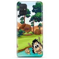 Retro (10) Desen Full Koruma Kılıfı Renkli Samsung Galaxy M51 Kılıf