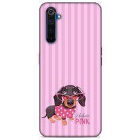 Animax Pembeci Köpek Oppo Realme 6 Pro Kılıf Desenli Silikon