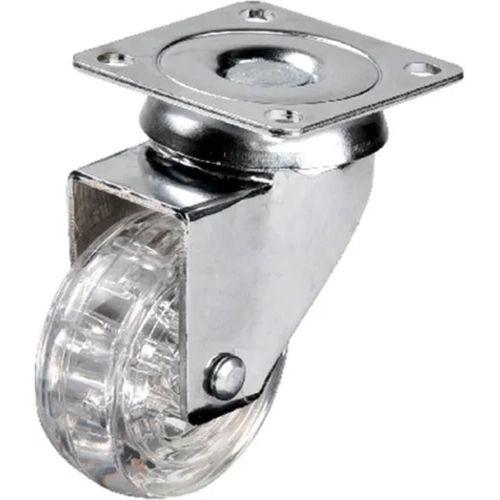 301 - 50x20 Mm Şeffaf Makaralı Tablalı Teker