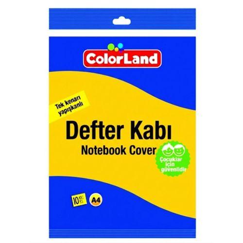 Colorland Hazır Defter Kabı A4 10Lu Sarı