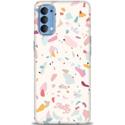 Oppo Reno 4 Kılıf HD Baskılı Kılıf - Colors of Colors + Tam Ekran Koruyucu