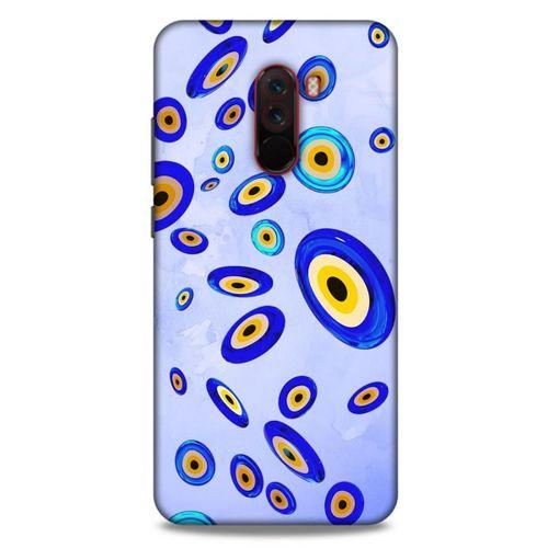 Nazarium (41) Desenli Silikon Kapak Xiaomi Pocophone F1 Kılıf