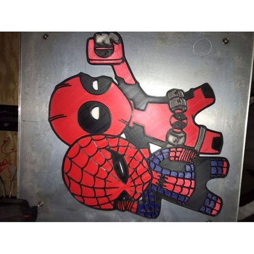 Örümcek Adam ve Deadpool 4 Renk - 5137243