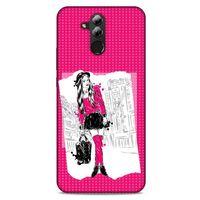 Sokak Modası 66 Huawei Mate 20 Lite Kılıf Desenli Silikon