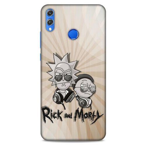 Huawei Honor 8x Uyumlu Kılıf Rick And Morty (16) Kalın Kılıf Jessica